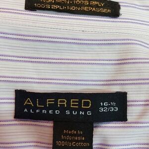 Alfred Sung long sleeve shirt 16.5
